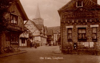 Old Postcard of Old Town, Lingfield